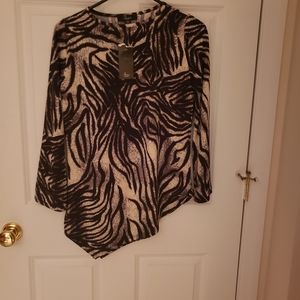Strazzi asymmetrical tunic top